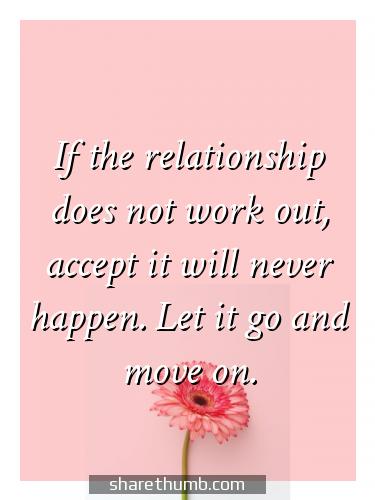 power of letting go and moving on